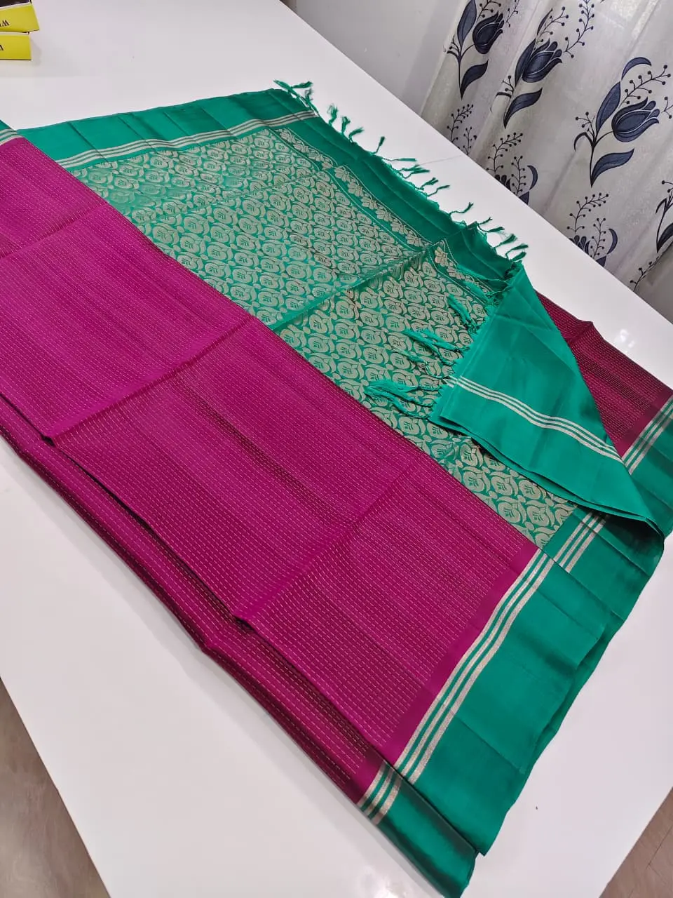 Semi Soft Silk Butta Body Designed Kanchipuram Sarees